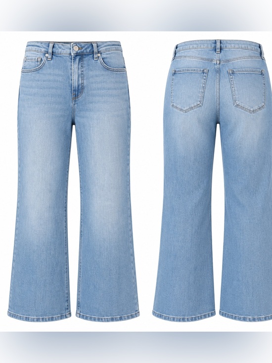 LC Lauren Conrad Denim - LC Lauren Conrad Women’s Light Wash Bootcut Stretch Jeans 14P Petite Blue Denim